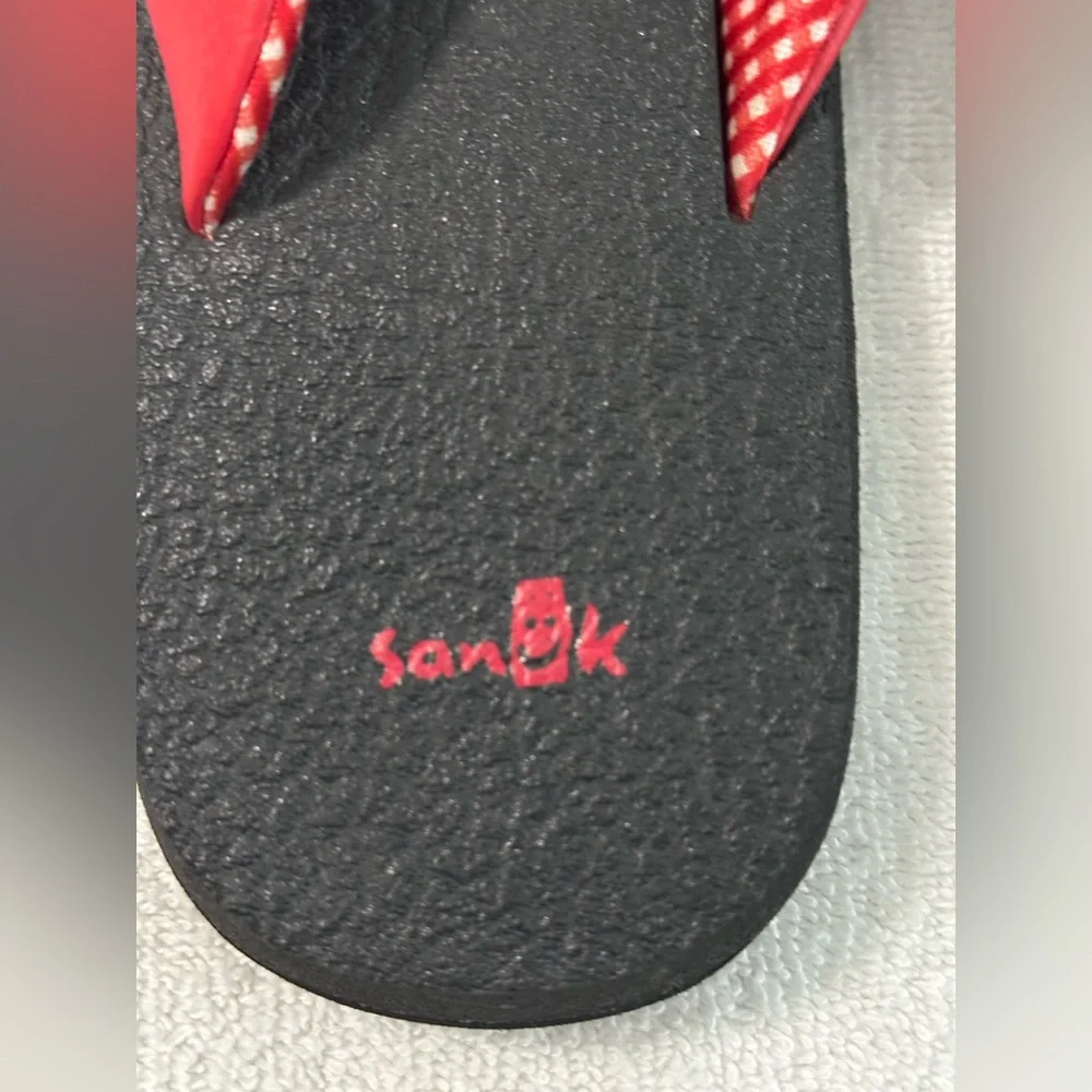 Sanunk Women’s Yoga Mat Bright Red  Sandals - Size 9 - Picture 2 of 6